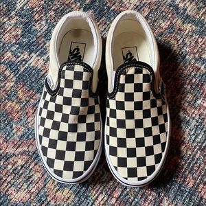 Kids Checkerboard Vans